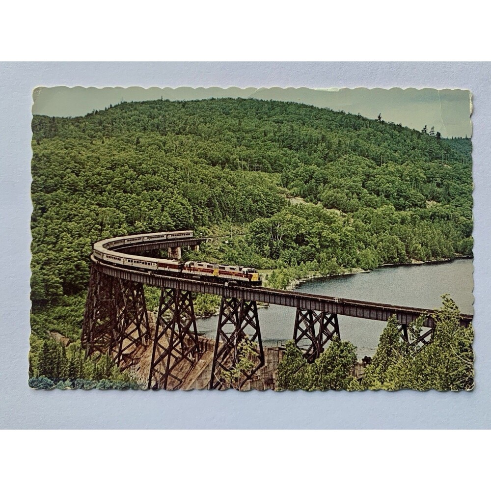 Algoma Central Railway Trestle Agawa Canyon Montreal River Ste Marie Ontario Vtg